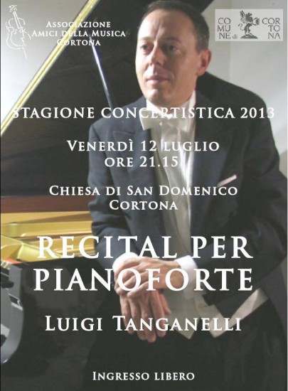 Recital per pianoforte di Luigi Tanganelli